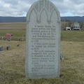 1 - West Kishacoquillas Presbyterian Cemetery Dedication Stone
