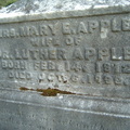 Appley Mary E 2 Glen Dyberry Cemetery