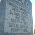 Appley Theron and Wife Hillside Cemetery 2